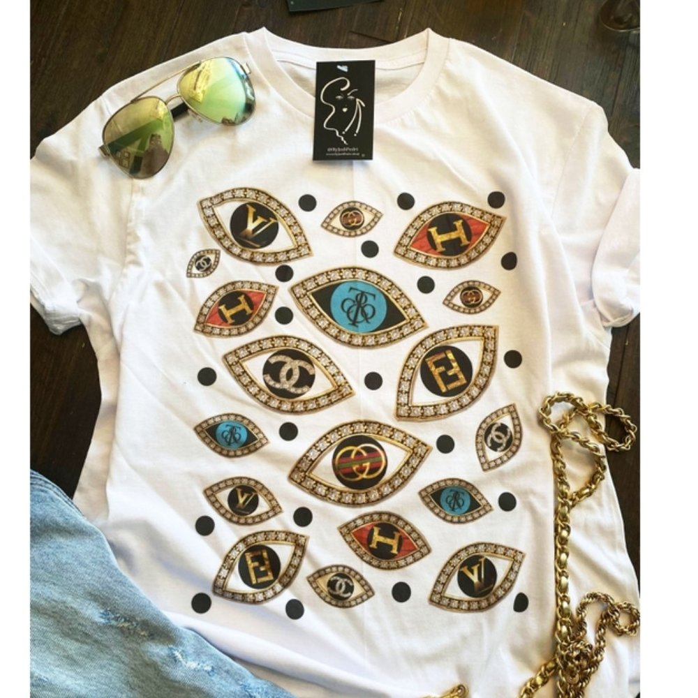 Designer Karma Evil Eye Fashion Tee